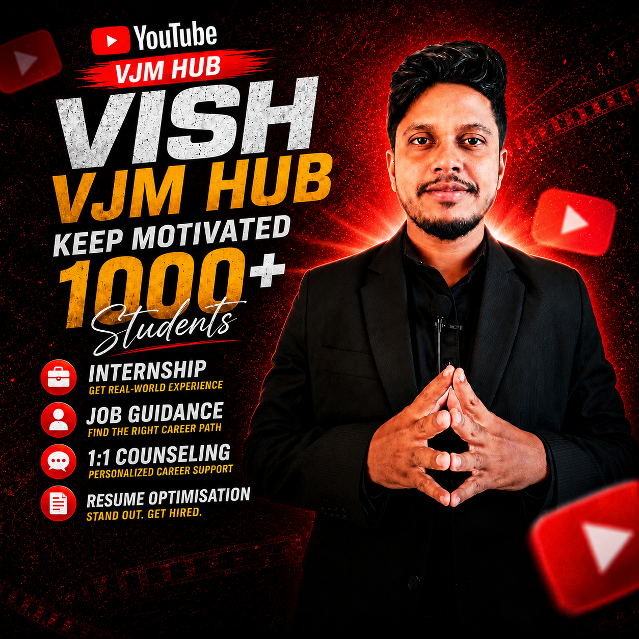 Vish – VJM Hub | 1000+ Students Motivated